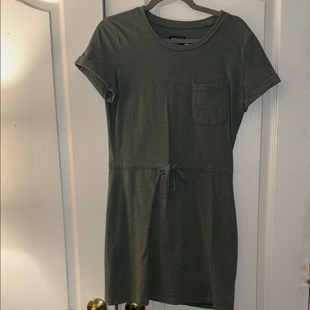 United By Blue Olive Green T-Shirt Dress